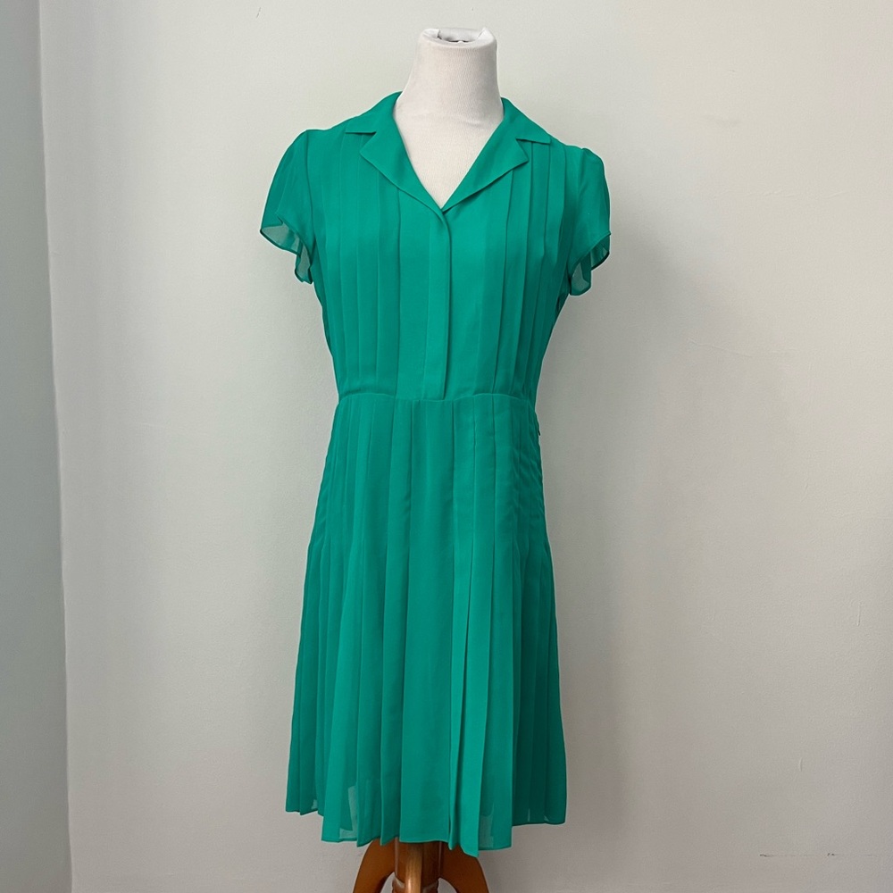 Talbots green tennis drop-waist dress